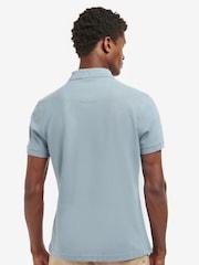 Blauwe wassing - Barbour® 100% Cotton Classic Polo Shirt - Image 2 of 5