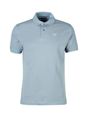 Blauwe wassing - Barbour® 100% Cotton Classic Polo Shirt - Image 5 of 5