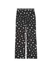 Victoria's Secret PINK Black White Hearts TENCEL™ Pyjama Bottoms - Image 3 of 3
