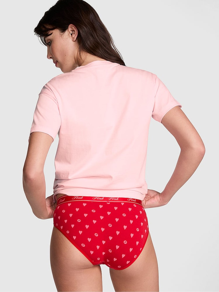 Victoria's Secret PINK Angel Pink Heart Cotton Pyjama T-Shirt - Image 2 of 3