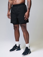 Black Active Premium 2 in 1 Shorts - Image 1 of 9