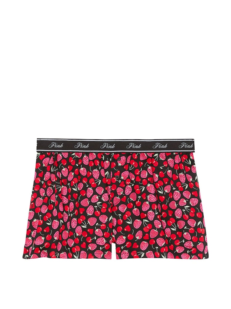 Victoria's Secret PINK Black Fruit Short Pyjama Bottoms - Image 3 of 3