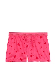 Victoria's Secret PINK Double Bubble Pink Heart Short Pyjama Bottoms - Image 3 of 3