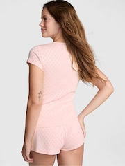 Victoria's Secret PINK Angel Pink Heart Pyjama Top - Image 2 of 3