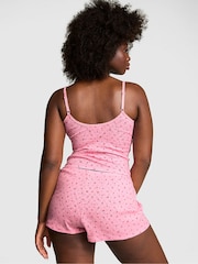 Victoria's Secret PINK Petal Pink Heart Pyjama Cami Top - Image 2 of 3