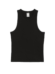 Victoria's Secret PINK Black Rib Tank Top - Image 3 of 3