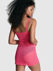 Victoria's Secret PINK Double Bubble Pink Heart Lace Slip Dress - Image 2 of 3