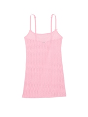 Victoria's Secret PINK Petal Pink Heart Lace Slip Dress - Image 3 of 3