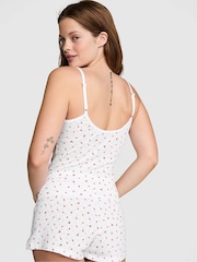 Victoria's Secret PINK White Heart Pyjama Cami Top - Image 2 of 3