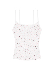 Victoria's Secret PINK White Heart Pyjama Cami Top - Image 3 of 3