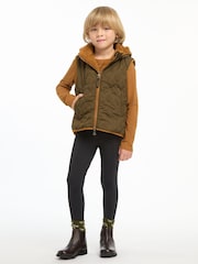Mini Elsie Reversible Petrol Gilet - Image 1 of 5