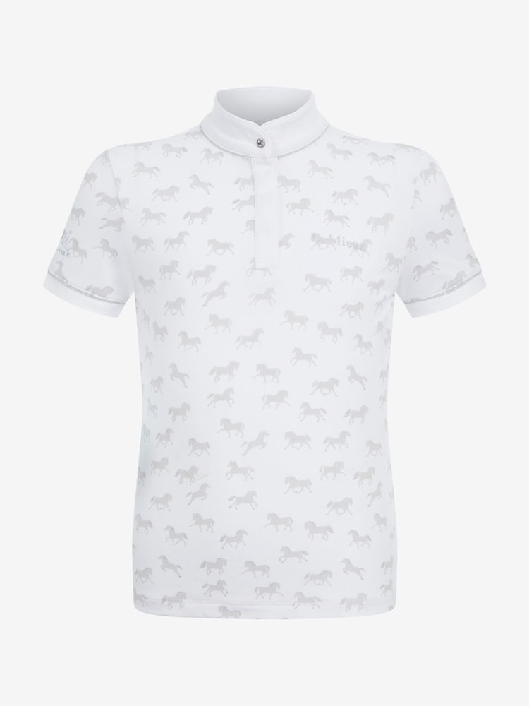 LeMieux Mini Bella Show White T-Shirt - Image 2 of 2 LeMieux Mini Bella Show White T-Shirt - Image 2 of 2