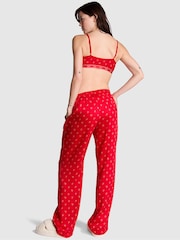 Victoria's Secret PINK Vermillion Red Hearts TENCEL™ Pyjama Bottoms - Image 2 of 3