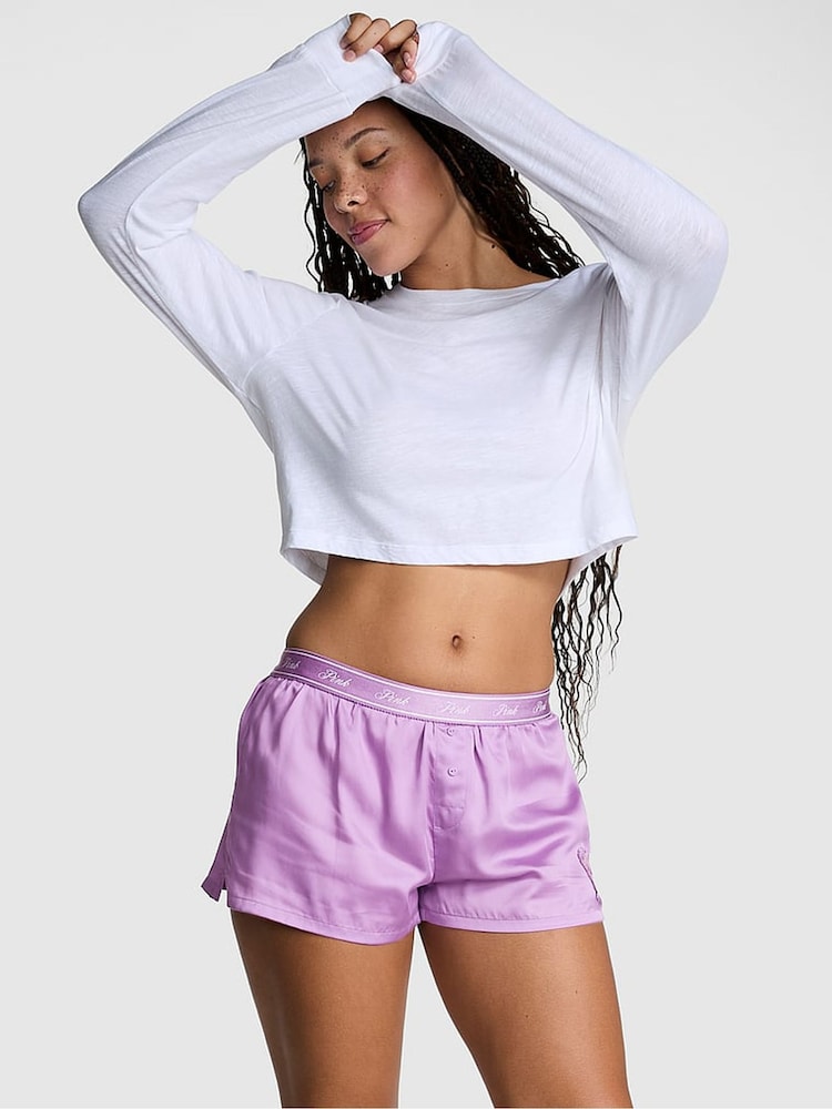 Grape Taffy paars - Victoria's Secret PINK TENCEL™ pyjamabroek - Image 1 of 2