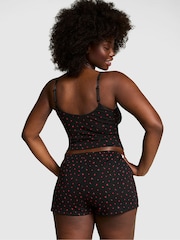 Victoria's Secret PINK Black Heart Pyjama Cami Top - Image 2 of 3
