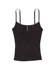Victoria's Secret PINK Black Heart Pyjama Cami Top - Image 3 of 3