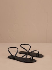 Manebi Braid Toe Ring Sandals - Image 3 of 4