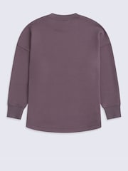 Animal Purple Vicky Womens Longline Sweat Top - Image 2 of 5