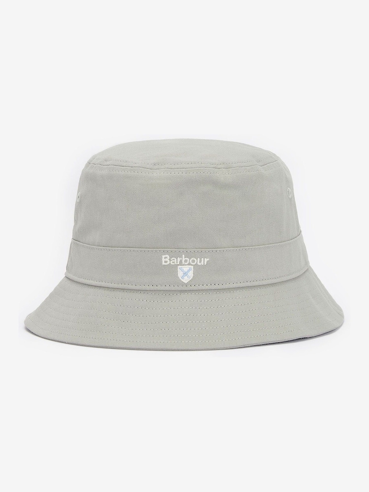 Barbour® Grey Cascade Bucket Hat - Image 1 of 4