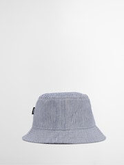 Barbour® Blue Tynedale Bucket Hat - Image 4 of 6