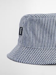 Barbour® Blue Tynedale Bucket Hat - Image 6 of 6