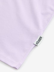 Eleanor Bowmer Oversized Lilac Purple Angel Numbers 100% Cotton T-Shirt - Image 4 of 5