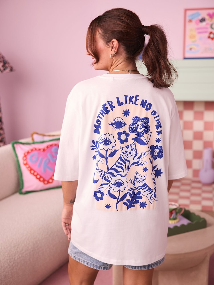 Eleanor Bowmer Ecru Mama Like No Other 100% Cotton T-Shirt - Image 1 of 6