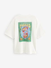 Eleanor Bowmer Oversized Horoscope 100% Cotton T-Shirt - Image 2 of 2