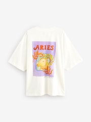 Eleanor Bowmer Oversized Horoscope 100% Cotton T-Shirt - Image 2 of 2