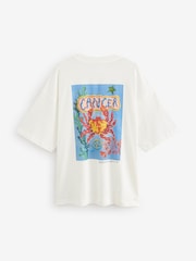 Eleanor Bowmer Oversized Horoscope 100% Cotton T-Shirt - Image 2 of 2