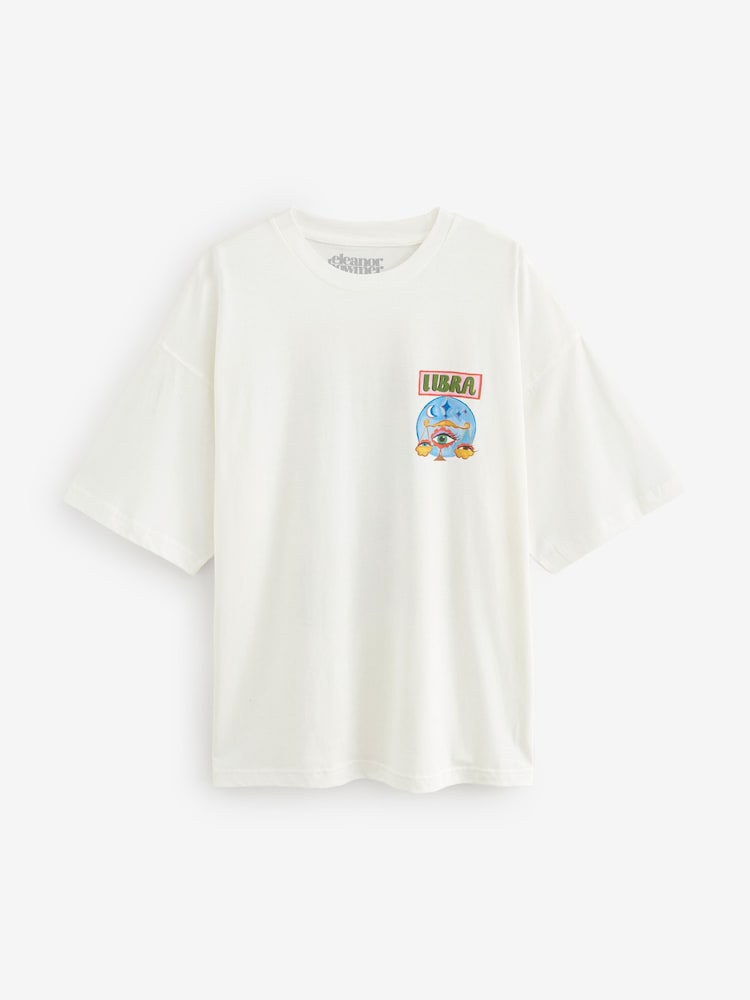 Eleanor Bowmer Oversized Horoscope 100% Cotton T-Shirt - Image 1 of 2