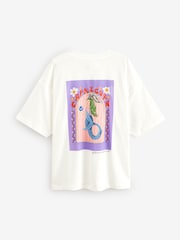 Eleanor Bowmer Oversized Horoscope 100% Cotton T-Shirt - Image 2 of 2