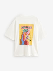 Eleanor Bowmer Oversized Horoscope 100% Cotton T-Shirt - Image 2 of 2
