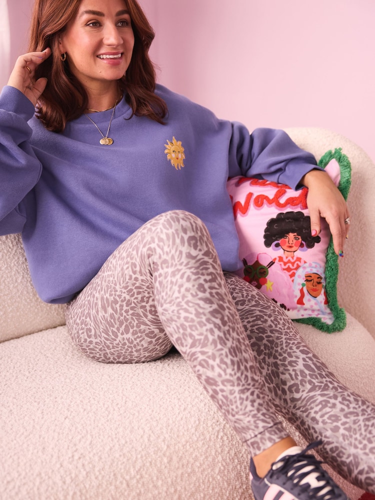 Eleanor Bowmer Purple Grateful Sweatshirt - Image 2 of 7