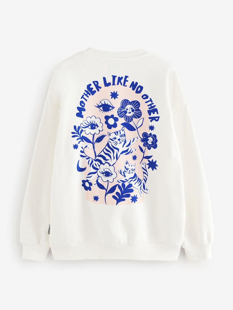 Eleanor Bowmer Ecru Mama Like No Other Sweatshirt - Image 7 of 9