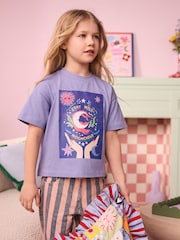 Eleanor Bowmer Blue Moon Child 100% Cotton T-Shirt - Image 1 of 4