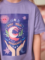 Eleanor Bowmer Blue Moon Child 100% Cotton T-Shirt - Image 3 of 4