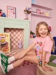 Eleanor Bowmer Pink Today Is A Good Day 100% Cotton Jersey Set - Image 2 of 5