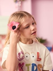 Eleanor Bowmer Kids Pink Cool Club 100% Cotton T-Shirt - Image 3 of 8