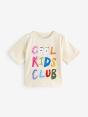 Eleanor Bowmer Kids Pink Cool Club 100% Cotton T-Shirt - Image 5 of 8