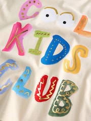 Eleanor Bowmer Kids Pink Cool Club 100% Cotton T-Shirt - Image 7 of 8
