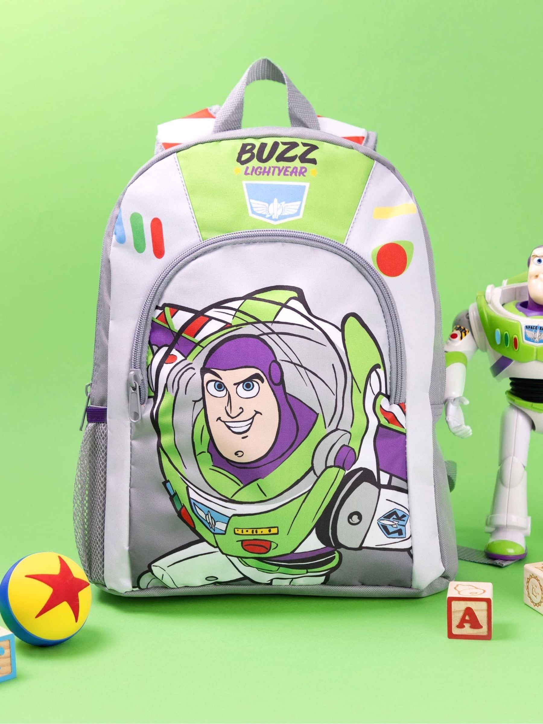 Disney Toy Story Backpack (Boys Green) - Image 4