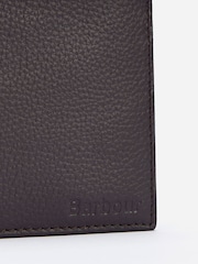Barbour® Dark Brown Amble Leather Billfold Wallet - Image 5 of 5