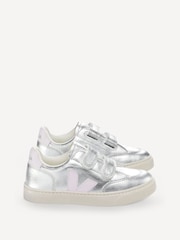 Veja Small Silver V-12 Trainers - Image 1 of 3