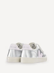 Veja Small Silver V-12 Trainers - Image 2 of 3