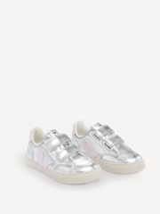 Veja Small Silver V-12 Trainers - Image 3 of 3
