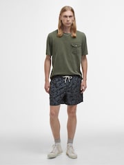 Barbour® Navy Sidmouth Swim Shorts - Image 1 of 4