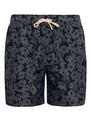 Barbour® Navy Sidmouth Swim Shorts - Image 4 of 4