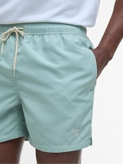 Barbour® Green Staple Swim Shorts - Image 4 of 5