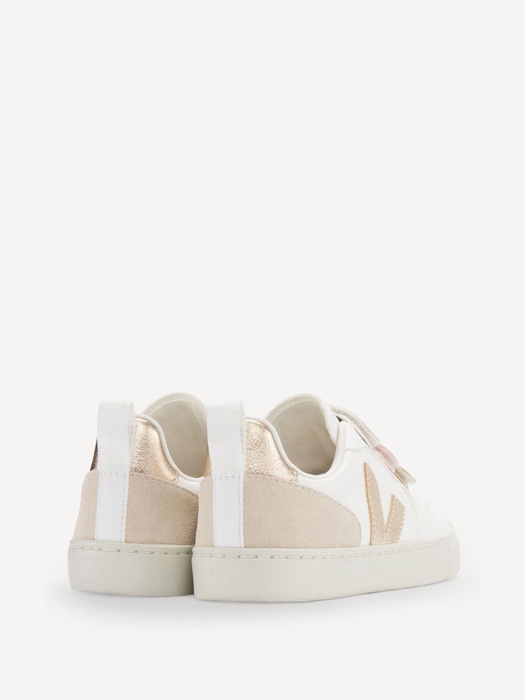 Suelo blanco - Veja Small V-10 White Trainers - Imagen 2 de 3